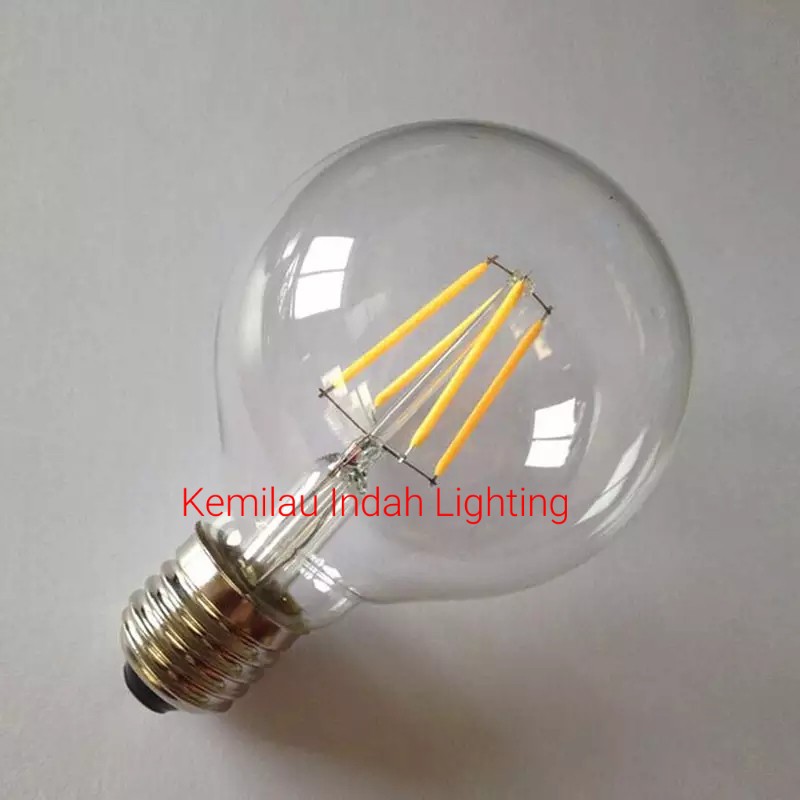 Jual LAMPU BOHLAM LED EDISON G80 FILAMENT 4 WATT BULB RETRO INDUSTRIAL ...