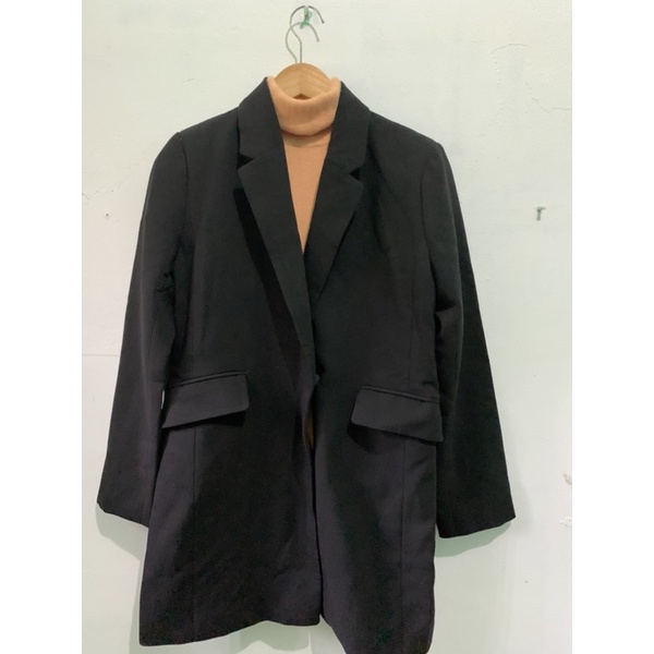 preloved set blazer dan knit