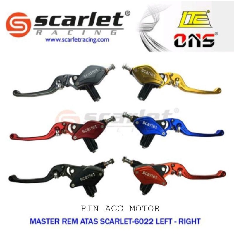 0Master Rem SCARLET/JFK Premium Radial Universal Nmax,Nmax 2020,Xmax,Aerox,Pcx,Adv,R15,Cbr,Ninja