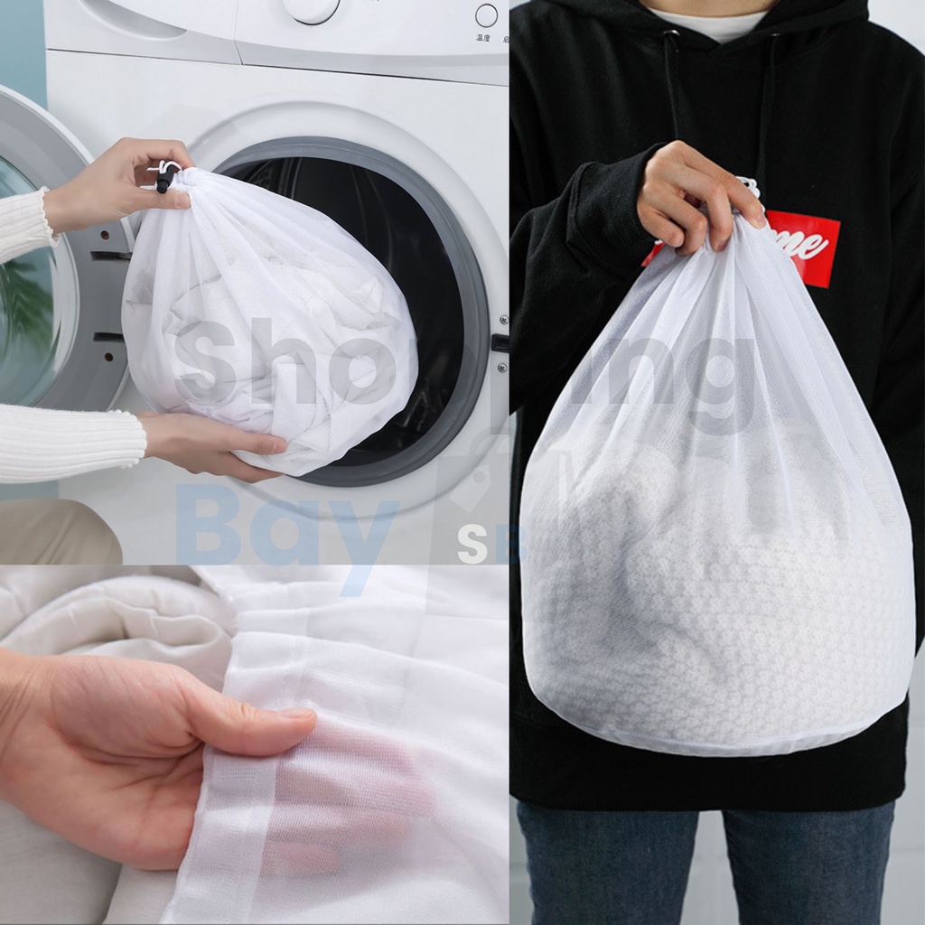 Laundry Bag Serut Laundry Net Serut Kantong Jaring Bra Jaring Serut