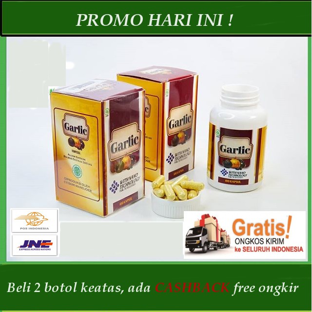 Suplemen Kesehatan - Garlic Ekstrak BLACK GARLIC Kapsul MURNI