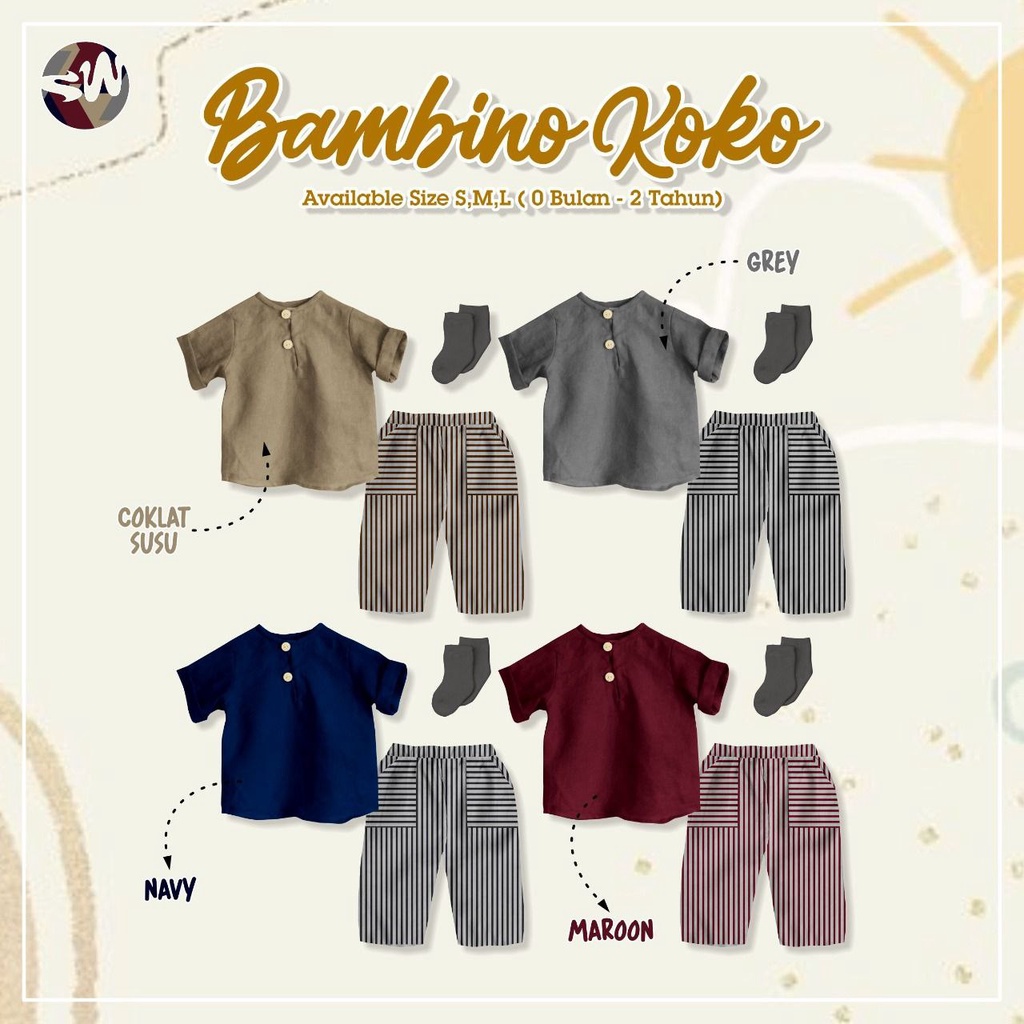 BAMBINO KOKO BAJU KOKO BALITA DARI SAWANNI