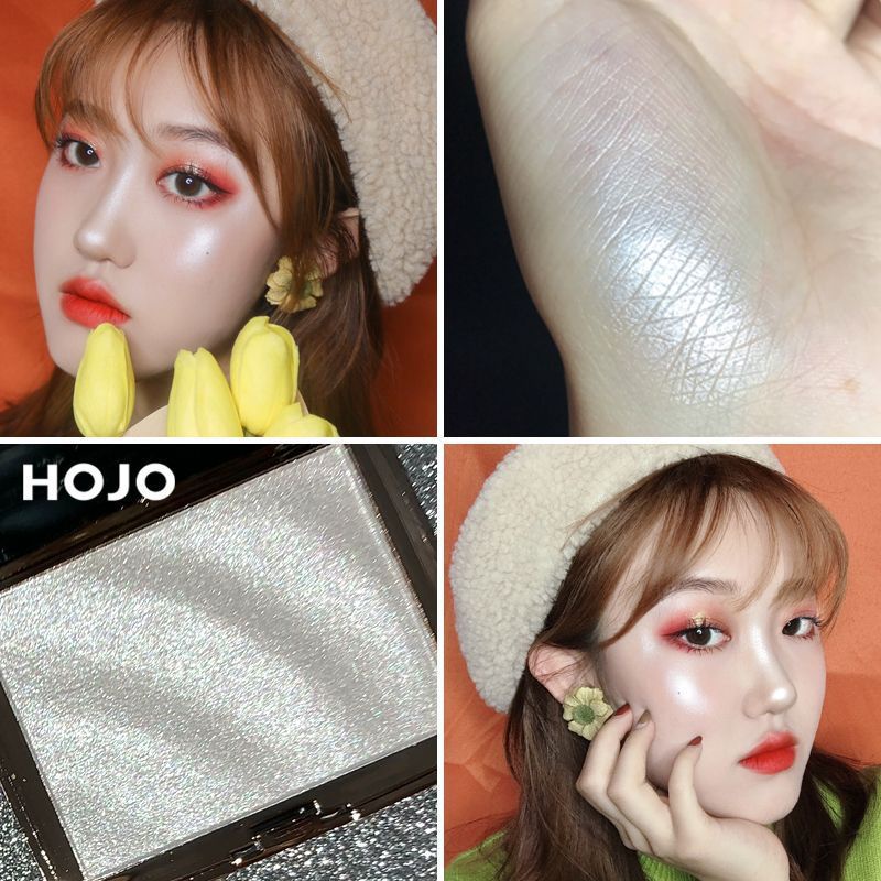 HOJO Highlighter Pallette Waterproof Glitter Highlighter &amp; BRONZER Original Powder Make up