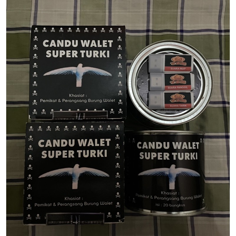 CANDU WALET CAP SUPER TURKI PERKALENG ISI 20 BUNGKUS (BONUS FLASHDISK SP SI ST & GRATIS ONGKIR)