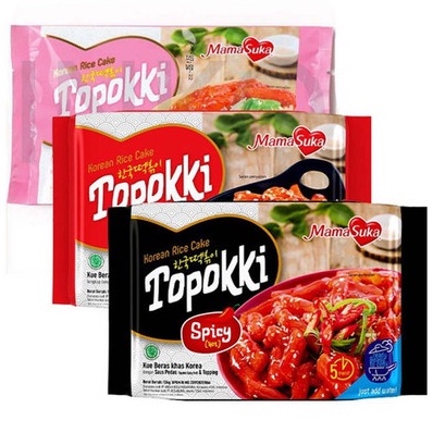 

Mamasuka Topokki Original / Creamy / Spicy 134gr Tteokbokki Instan Korea Halal