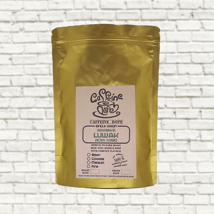 

Kopi Arabika Luwak 500 Gr Single Origin - Biji/Bean & Ground/Bubuk