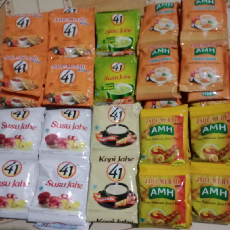 

JAHE MERAH AMH ORIGINAL, JAHE SUSU AMH, JAHE AMH TEMULAWAK, SUSU JAHE 41, SUSU JAHE KACANG HIJAU 41, KOPI JAHE 41 [ per renceng ]