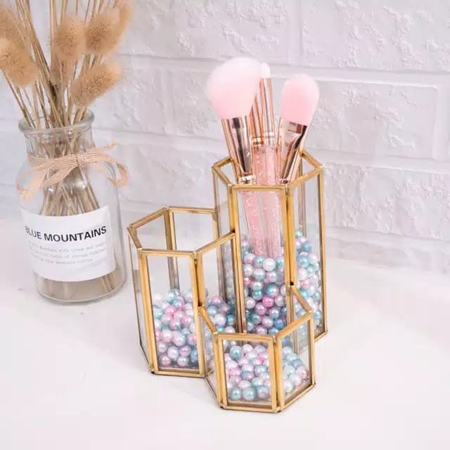 

kaligrafi-perlengkapan- triple pen / brush holder gold -perlengkapan-kaligrafi.
