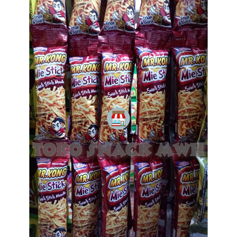 

Jajanan Jadul Ciki Mie Stick Mr. Kong
