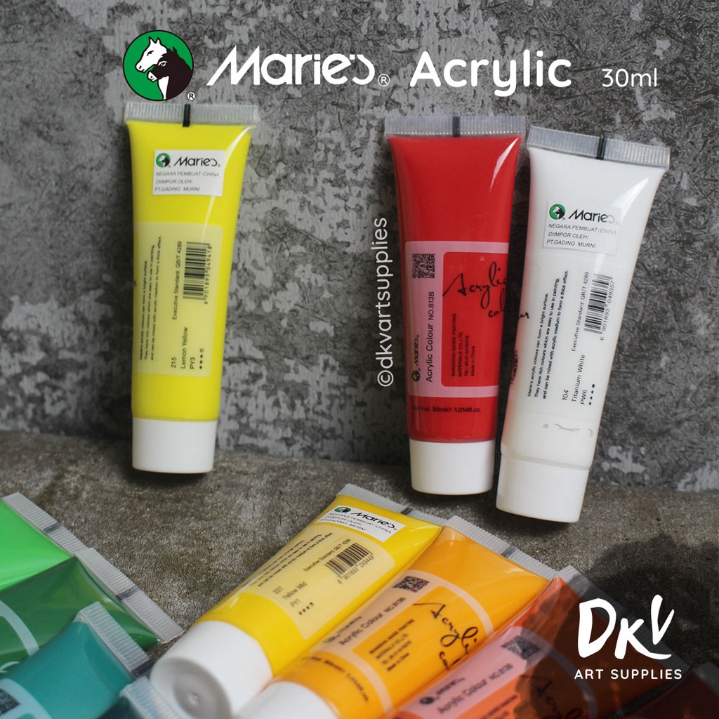 

Maries Acrylic Paint / Cat Akrilik Maries 30ml 30 ml