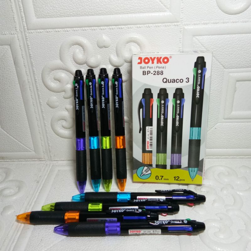 

Pulpen Joyko BP-288 Quaco 3 0.7mm
