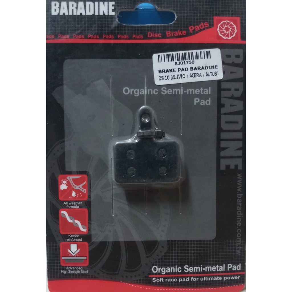 Brake Pad Baradine DS 10 Alivio Acera Altus