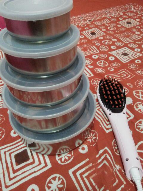 Protect Fresh Box / Wadah Stainless Steel/rantang 5 Susun