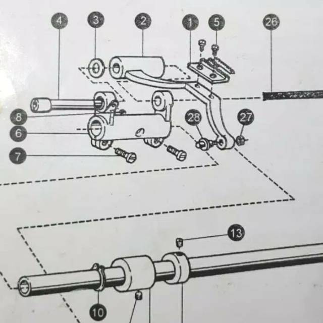 Ayakan Gigi Murah Mesin Jahit Typical 22T6-001A2a / Feed Bar