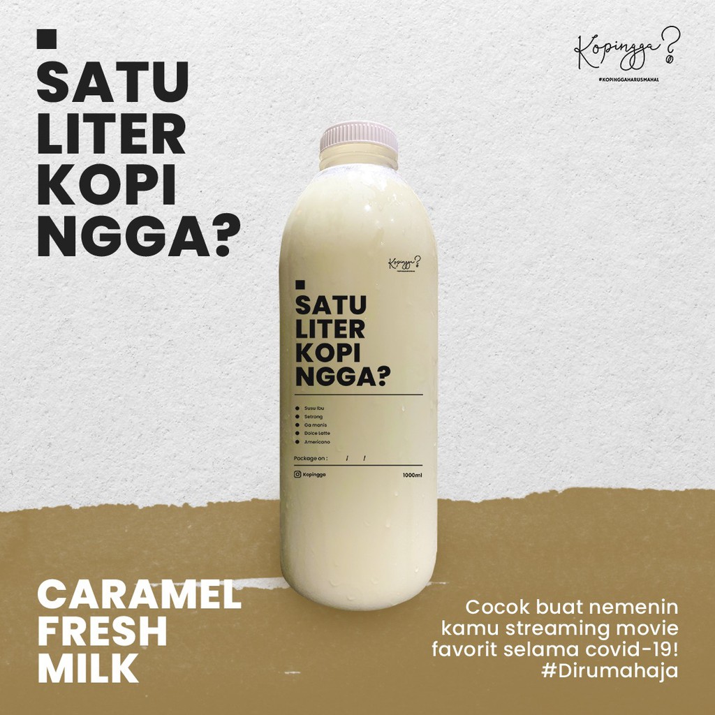 

Caramel Freshmilk 1Liter by Kopingga