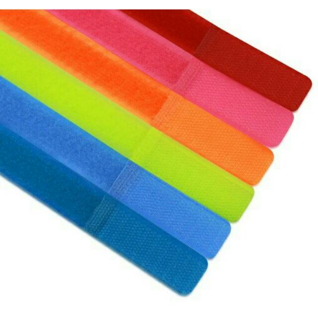 Alat merapikan kabel velcro strapp pengikat kabel unik termurah