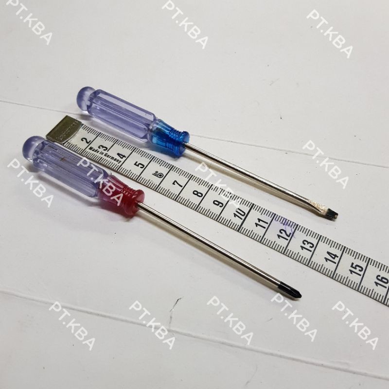 OBENG KECIL TRANSPARAN MIN ATAU PLUS