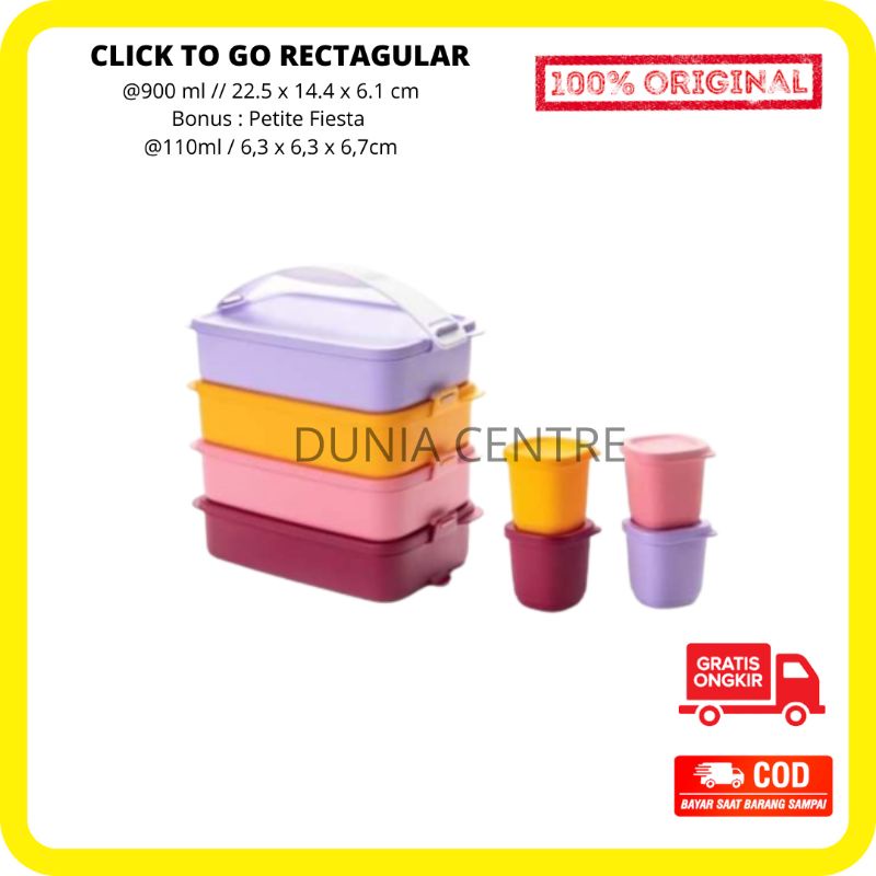 PROMO TUPPERWARE RANTANG CLICK TO GO NEW FREE ORIGINAL
