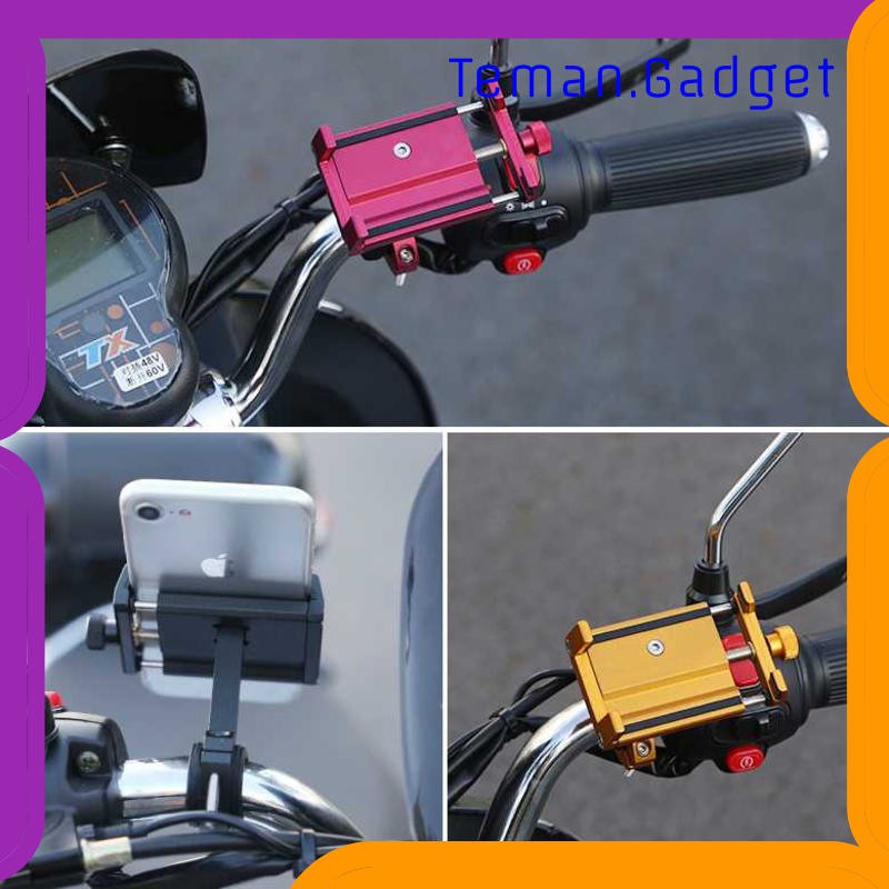 TG-BD025 TaffSPORT Smartphone Holder Sepeda Handle Bar Bike Mount - YP07