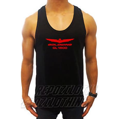 KAOS SINGKET DISTRO OTOMOTIF MOGE HONDA GOLDWING 1800 MERAH TERLARIS