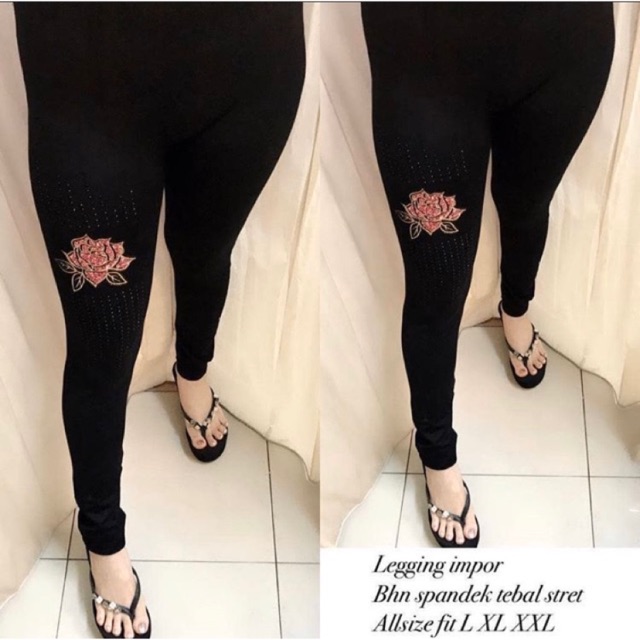 Legging Mote Warna 971 Import