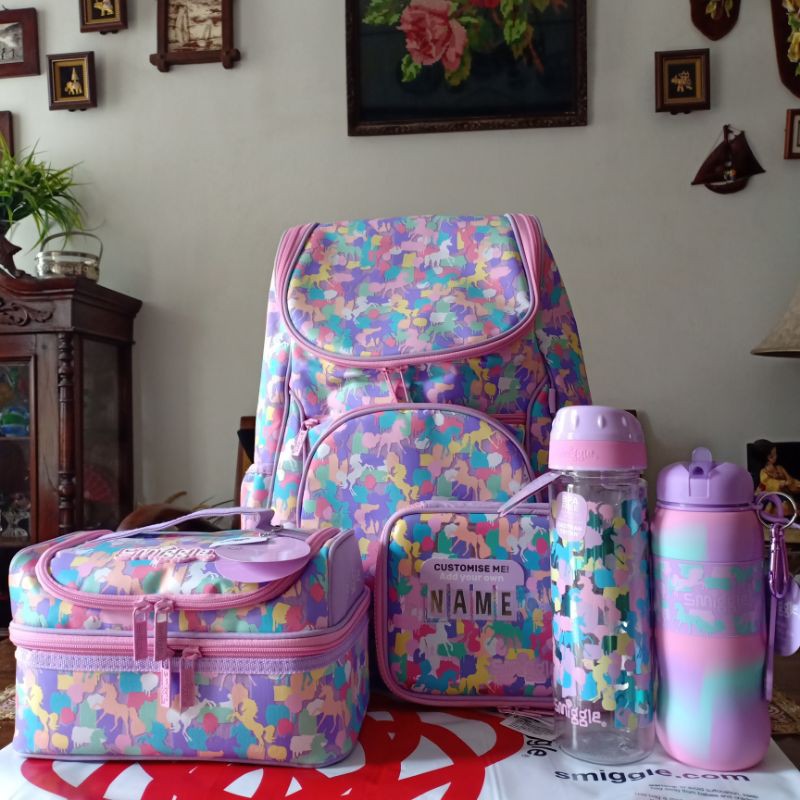 Smiggle Access Backpack Illusion Unicorn original Shopee Indonesia