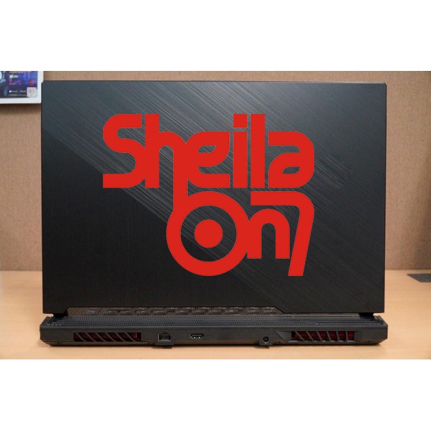 stiker laptop sheila on 7 custom cutting stiker