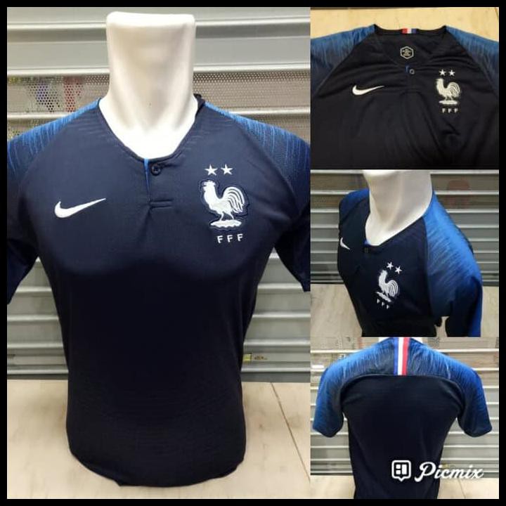 GRATIS ONGKIR JERSEY BOLA PRANCIS FRANCE HOME WORLD CUP 2018 GRADE ORI 