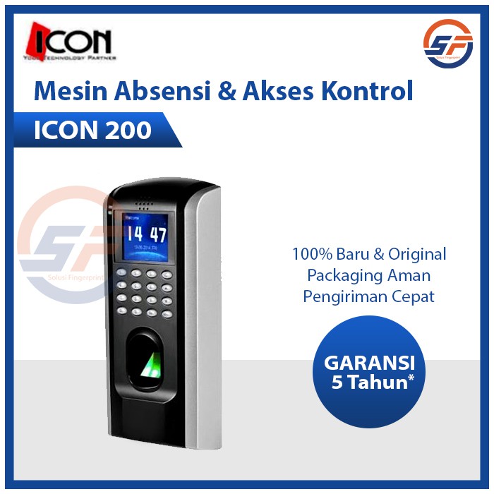 Mesin Absensi dan Akses Kontrol ICON 200 Include Modul Proxi