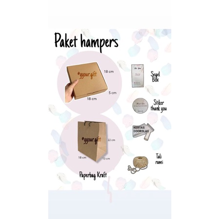 

paket packing hampers lengkap