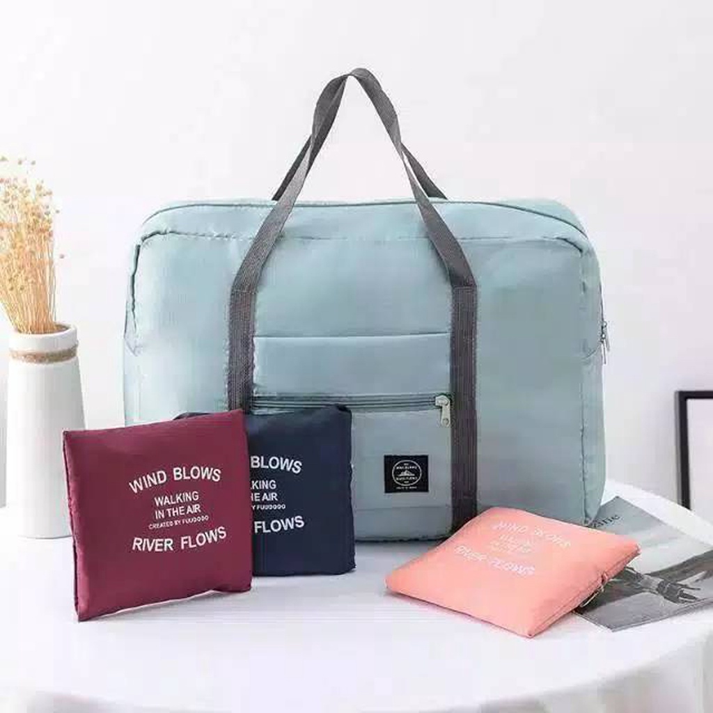 Murmerofficial TAS TRAVEL BESAR LIPAT / TAS HAND CARRY / FOLDABLE TRAVEL BAG R585