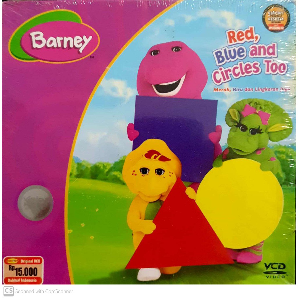 Barney Red, Blue and Circles Too | VCD Original