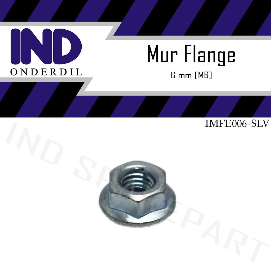 Mur-Nut Flange-Fleng-Pleng 6mm-6 mm-M6-M