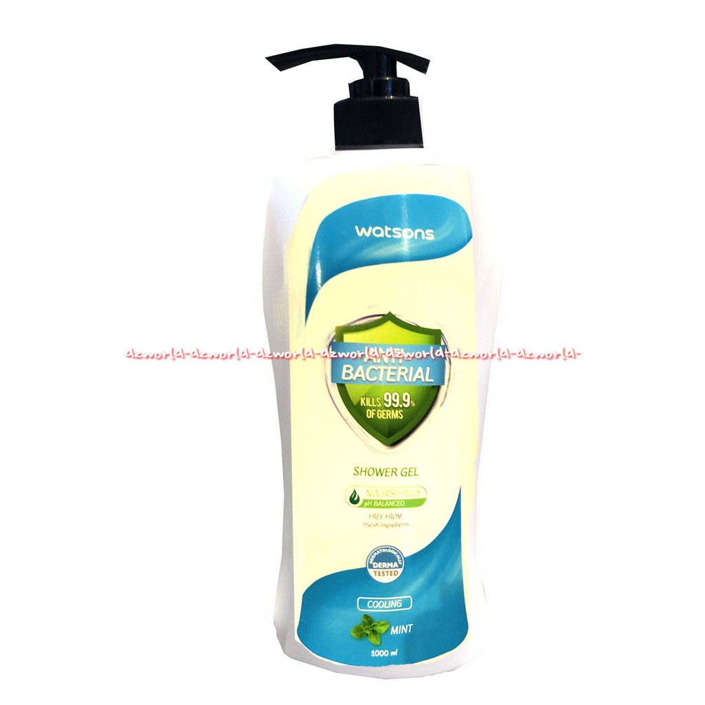 Watsons Anti Bacterial Cream Bath Pine 1L Sabun Mandi Watson Anti Bakteri Membunuh Kuman