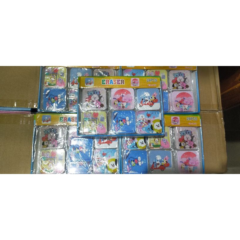 

Hapusan kerakter bts isi 24pcs