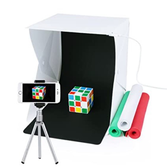 Studio Mini Untuk Foto Produk Online / Mini Photo Studio Portable Magic Box with led