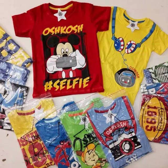 (PROMO) ( OSHKOSH) Kaos Oshkosh Anak / Keatasan Anak