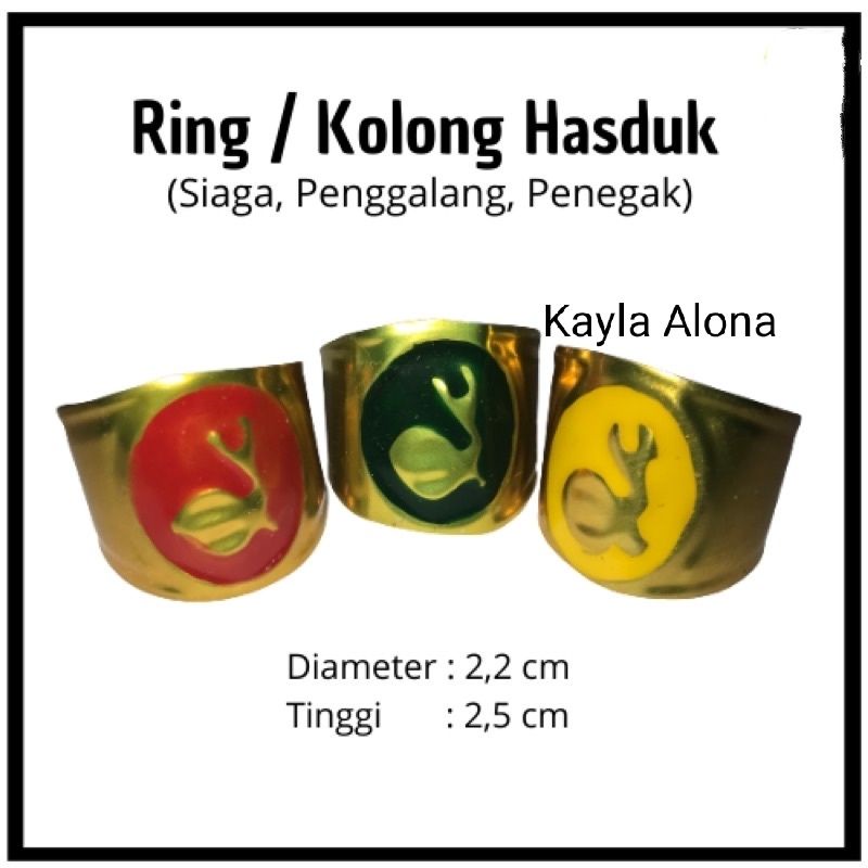 ( Bahan dr SENG )RING / KOLONG HASDUK PRAMUKA