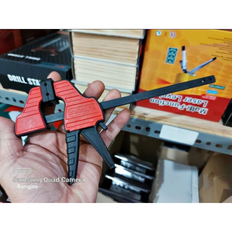 Ratchet Clamp DURATEC 4 Inch/ Mini Ratchet Klem 4"/ Quik Release Clamp F Kecil/ Catok F Mini Quick R