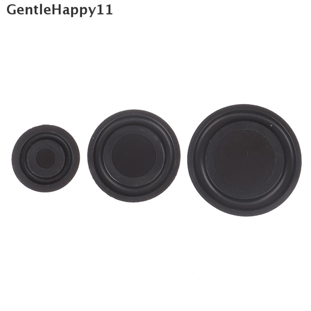 Gentlehappy 2Pcs Plat Membran Getar Pasif Bahan Karet Ukuran 30MM 40MM 50MM Untuk Radiator Bass