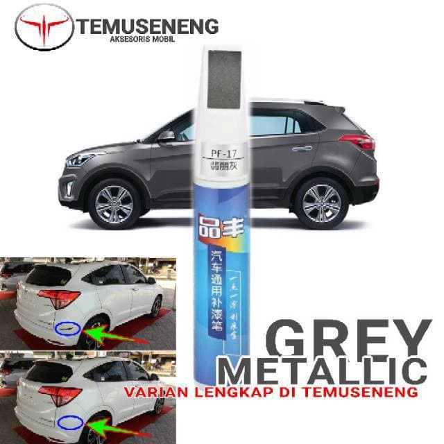 GREY METALIC ABU ABU METALIK DEMPUL CAT MOBIL PENGHILANG LECET BARET G
