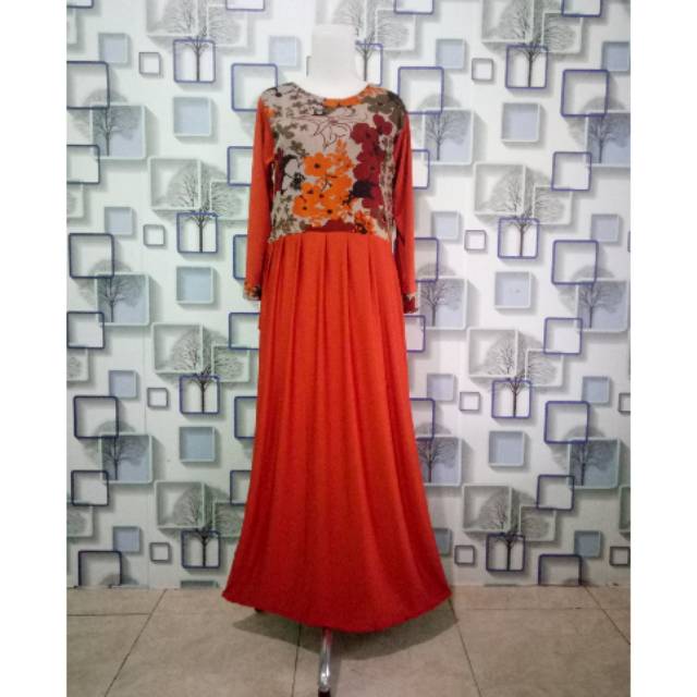 Gamis Monalisa Jersey Bata