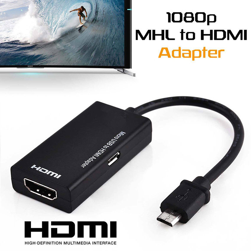 Kompatibel Dengan Android HTC LG Android HDMI Converter Micro USB 2.0 MHL Ke Kabel HDMI Mirco USB Adapter HD 1080P Adapter