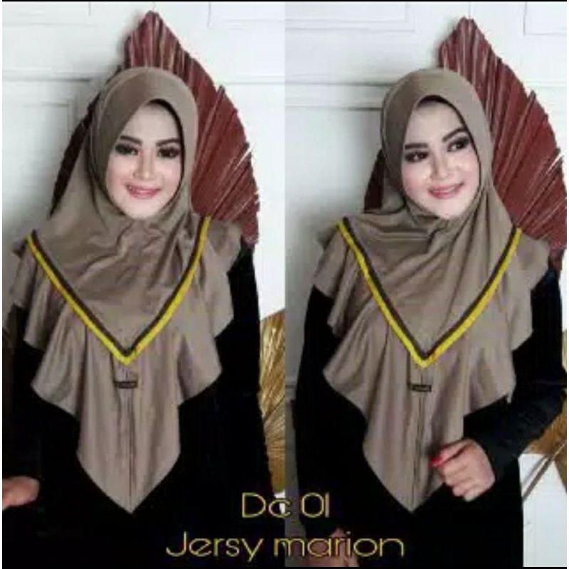 Khimar Desvika DC 01 warna Taro