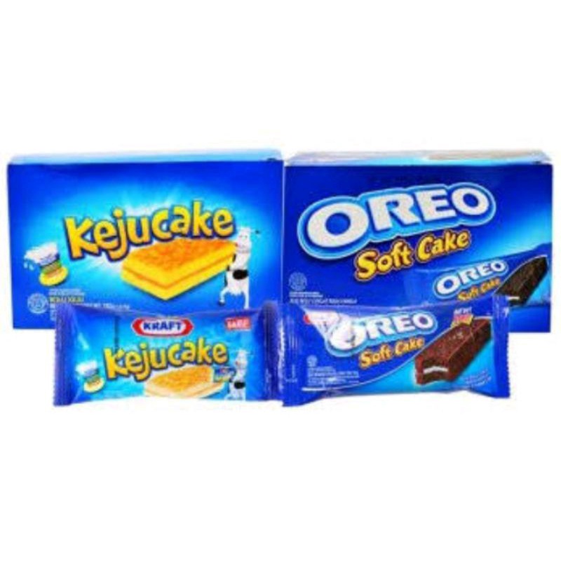 

OREO SOFT CAKE dan keju cake isi 12 pcs / 1bok