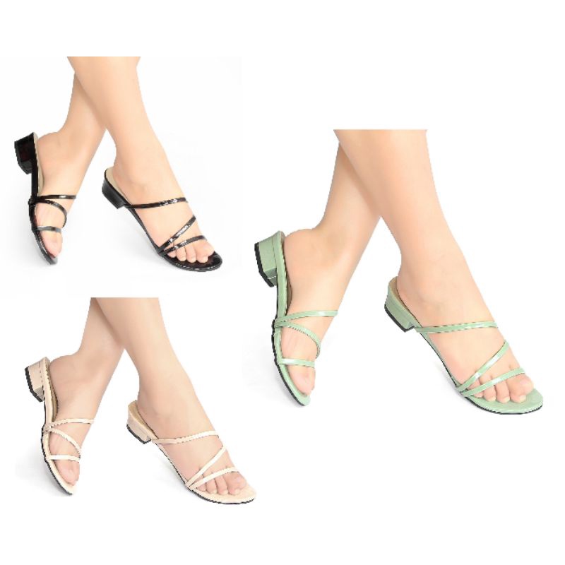 SANDAL HIGH HEELS WANITA SELOP HAK TAHU KEKINIAN SENDAL TINGGI PEREMPUAN HELS PESTA KONDANGAN
