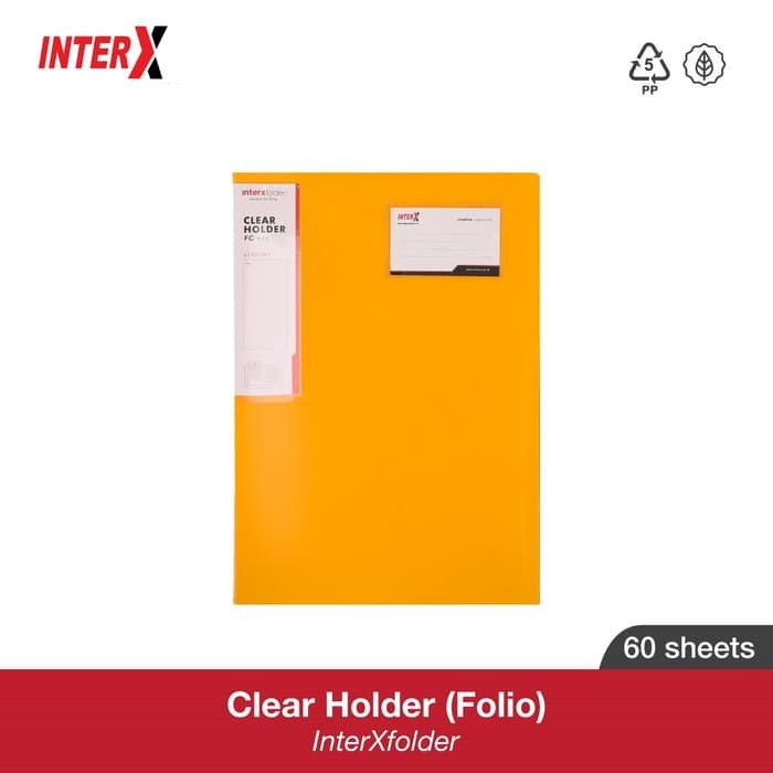 

InterX Clear Holder FC 60 pocket / display book isi 60 pocket interx / clear holder document isi 60