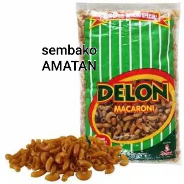 Makaroni Mentah / Makaroni Hijau / Makaroni Delon Coklat / Makaroni Delon / Makaroni Goreng 1KG