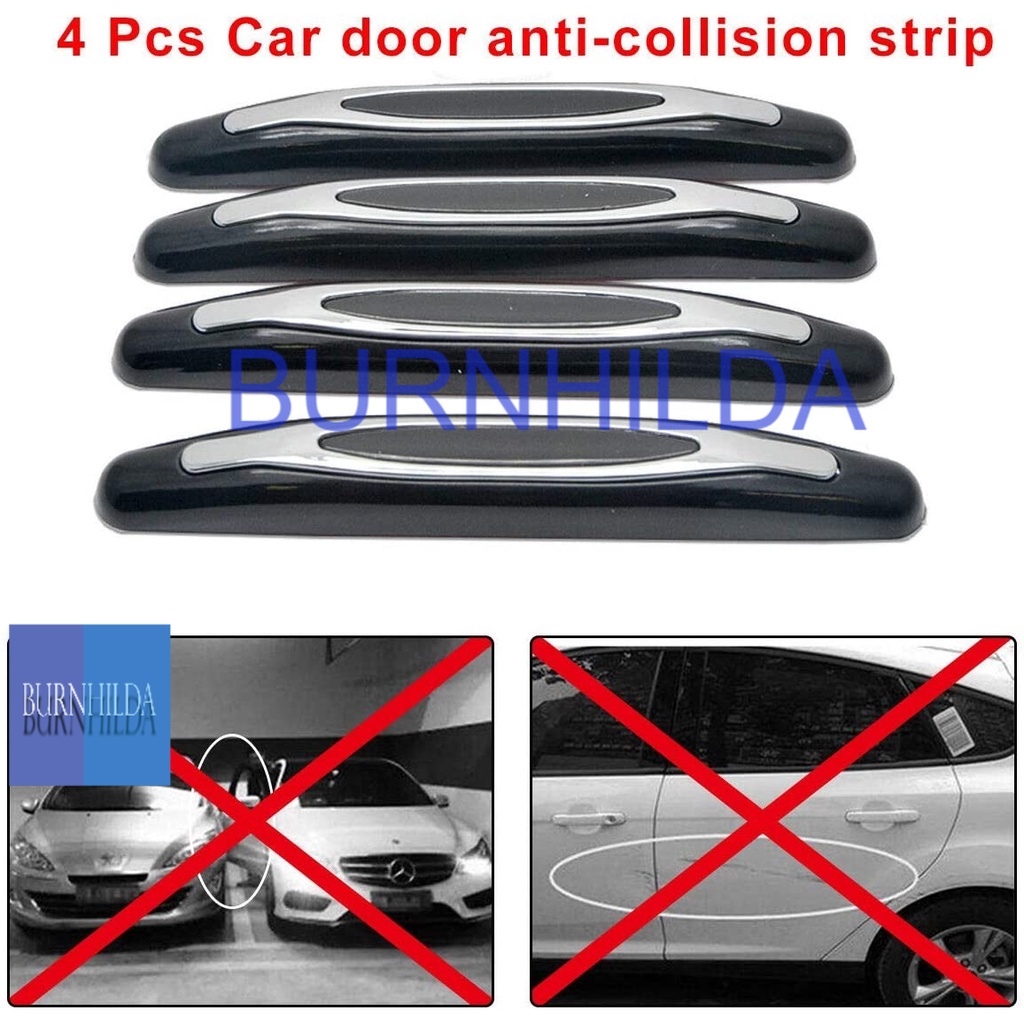 Pelindung Pintu Mobil Car Door Bumper Guard 4PCS Car Side Door Guard,Universal 4pcs Car Door Guards Trim Cover Strip Corner Bumper Anti-Collision Car Edge Scratch Protector for Car mobil motor burnhilda