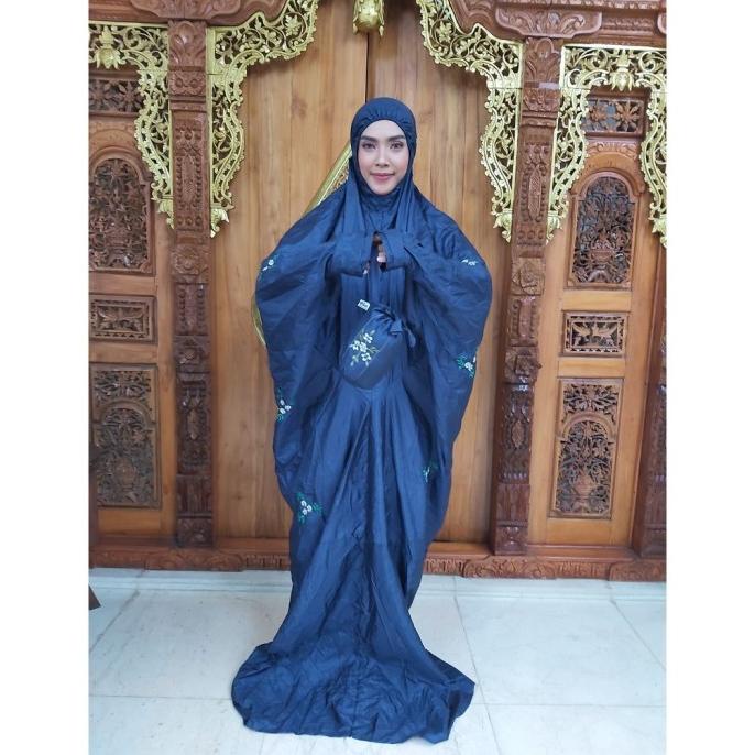 Mukena Dewasa Traveling Terusan Parasut LOUFIE